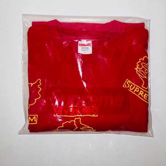 Supreme Gonz Heads Tee Red - Picture 2 of 6
